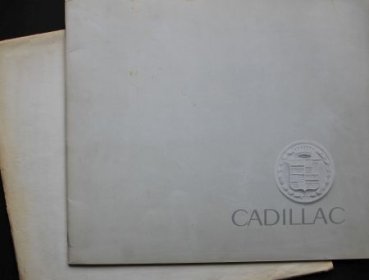 Cadillac Modelprogram 1962 Prestige-Carbrochure in original envelope (6904)